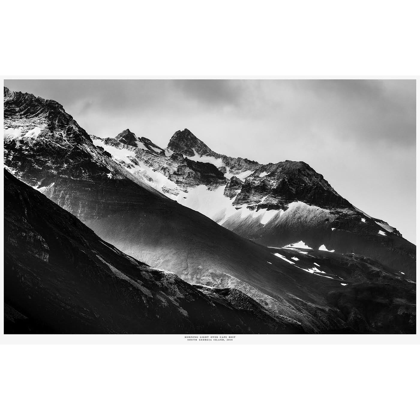 Peter Cosier - Morning Light Over Cape Best, South Georgia Island, 2018