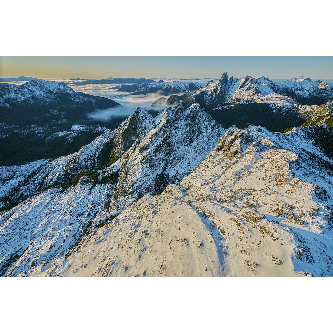 Rob Blakers - Federation Peak - Winter Snow