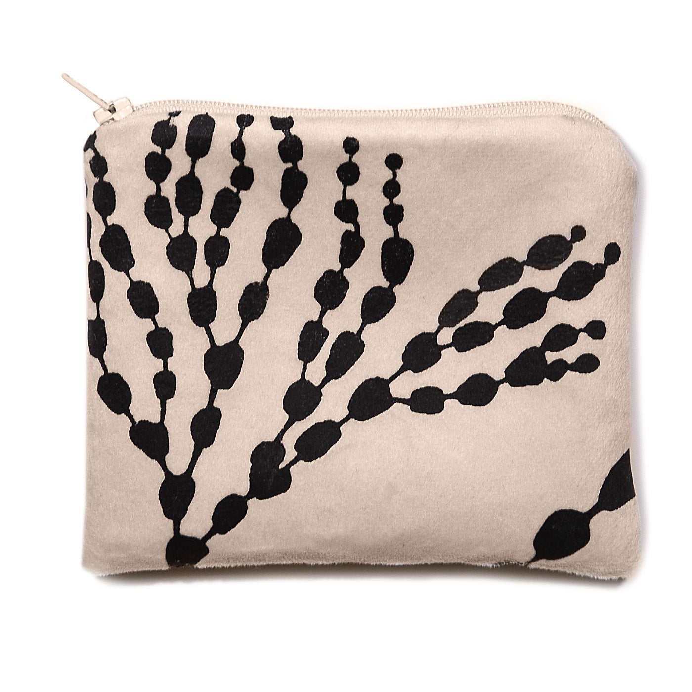 Stalley Briton - Zip Purse - Small - Bubbleweed - Black on Cream