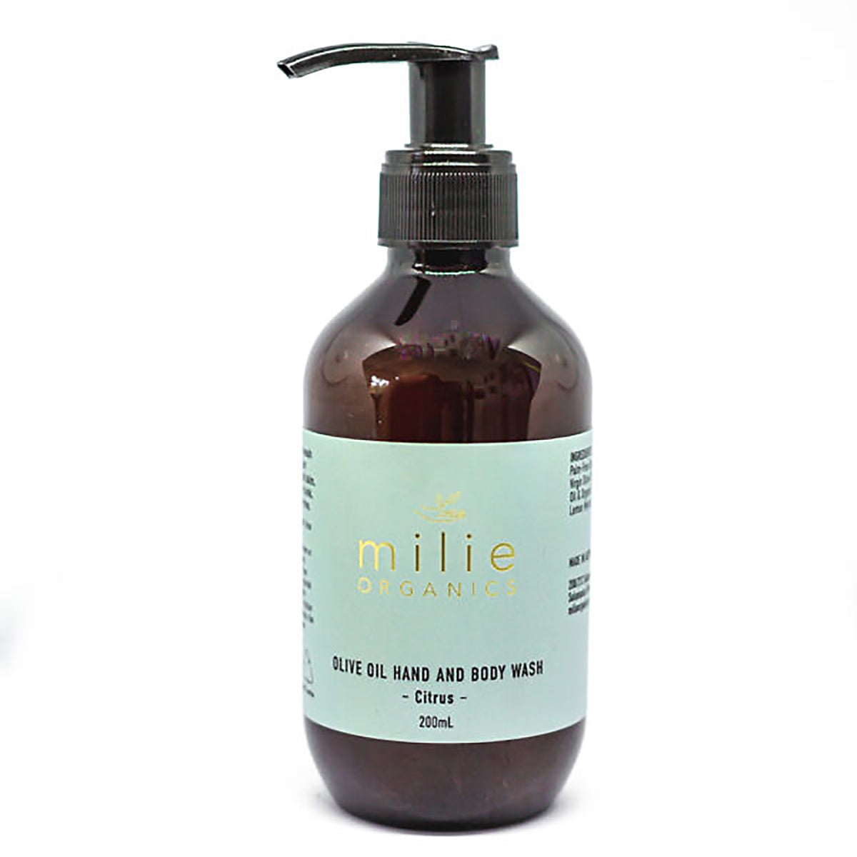 Milie Organics - Hand and Body Wash - Lemon Myrtle (Discontinued)