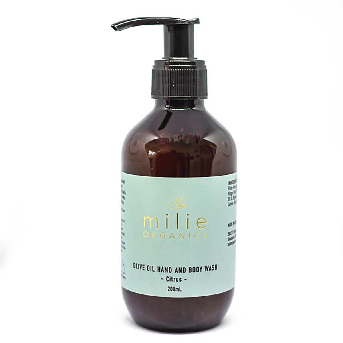 Milie Organics - Hand and Body Wash - Lemon Myrtle