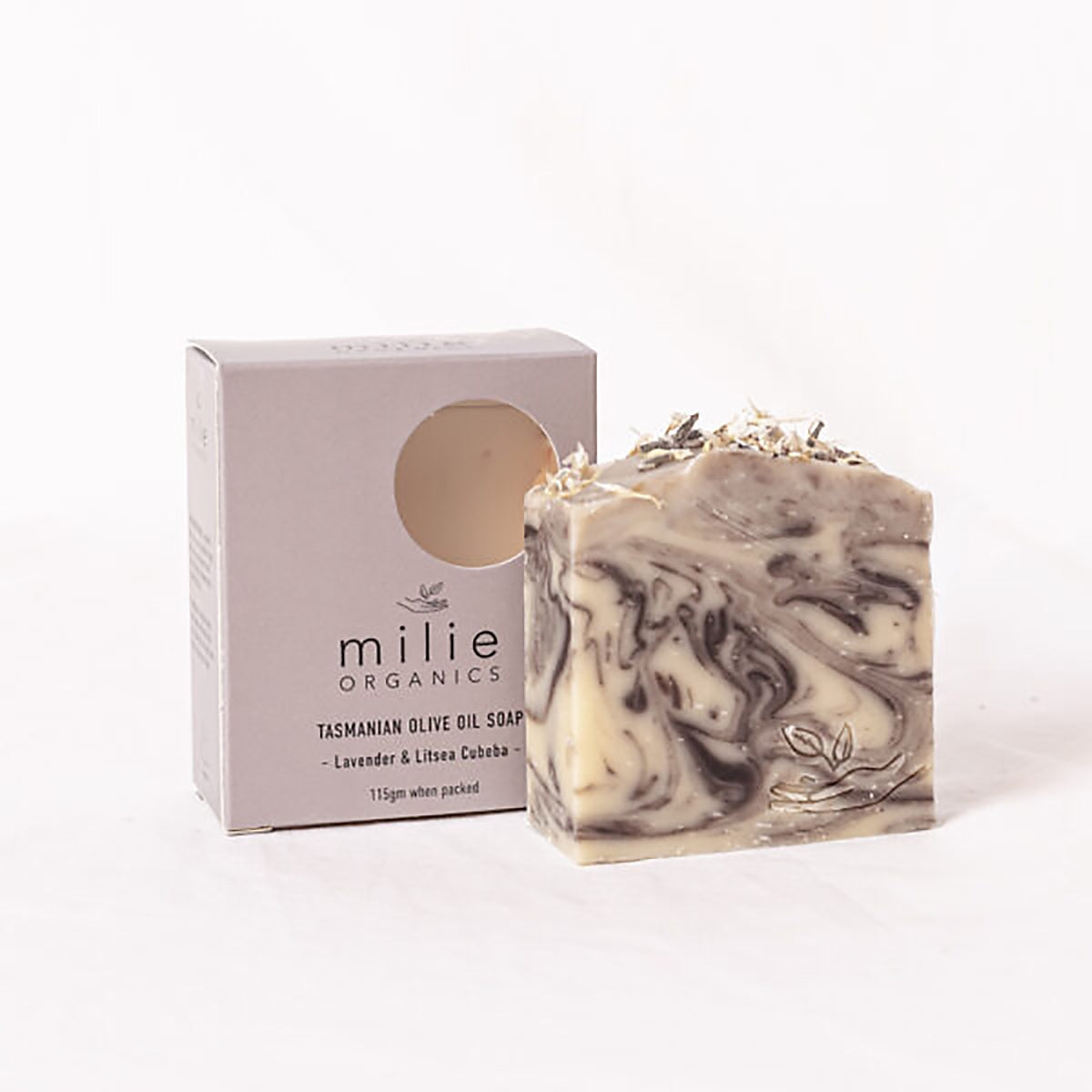 Milie Organics - Olive Oil Soap - Lavender & Litsea