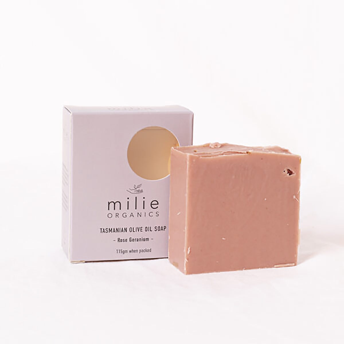 Milie Organics - Olive Oil Soap - Rose Geranium