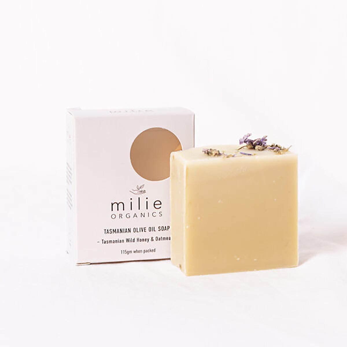 Milie Organics - Olive Oil Soap - Wild Honey & Oatmeal