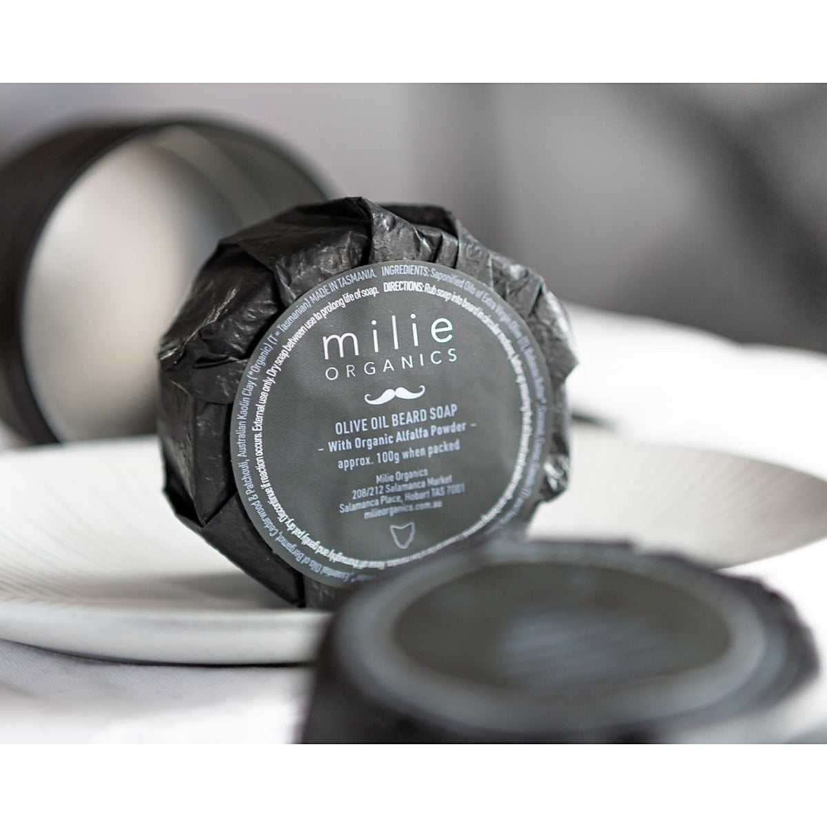 Milie Organics - Pure Essential Oil - Beard Soap