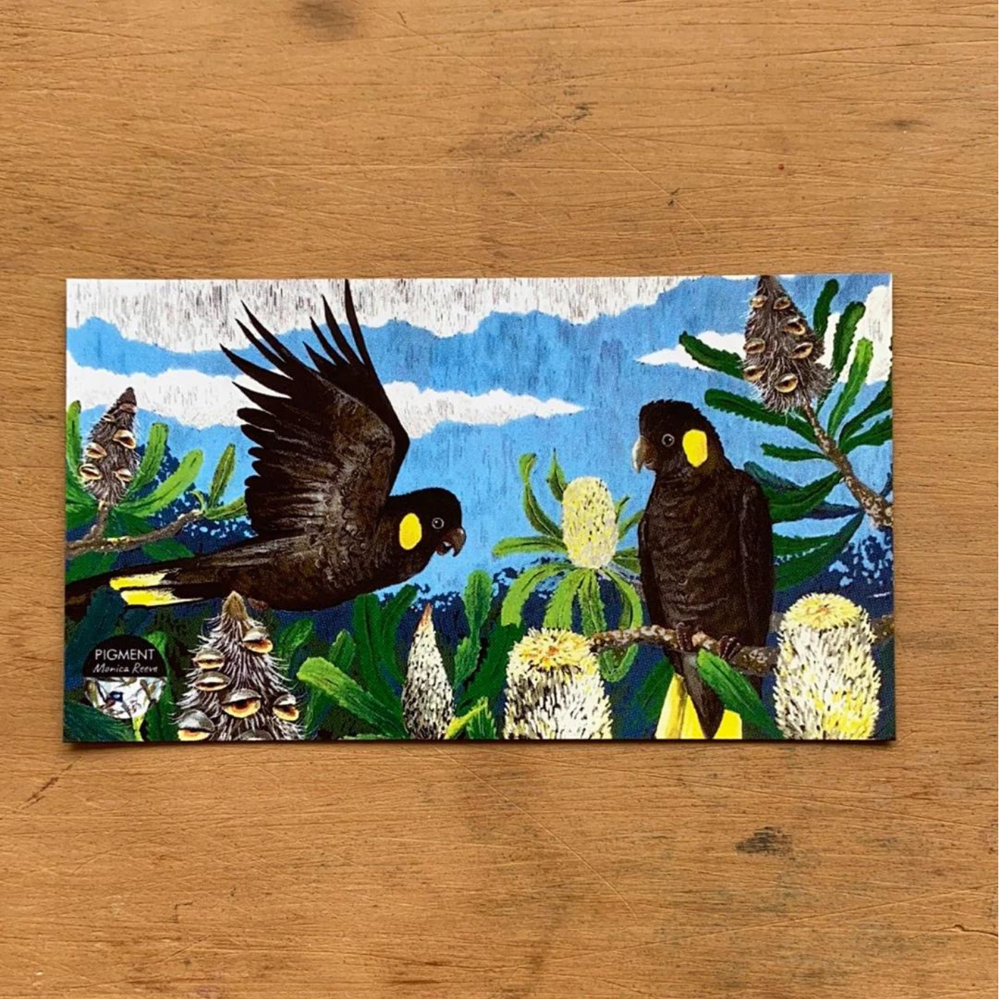 PIGMENT Monica Reeve - Magnet - Black Cockatoos