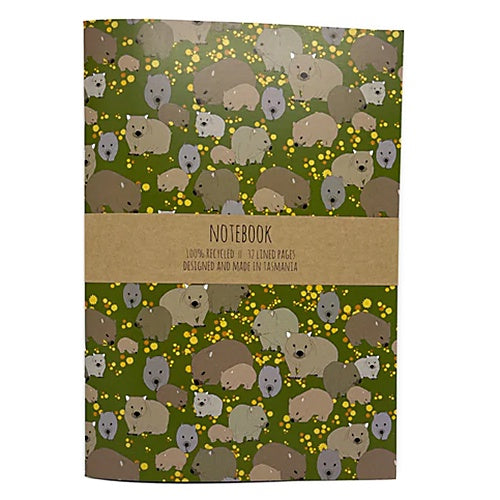 Red Parka - A5 Notebook - Wombat