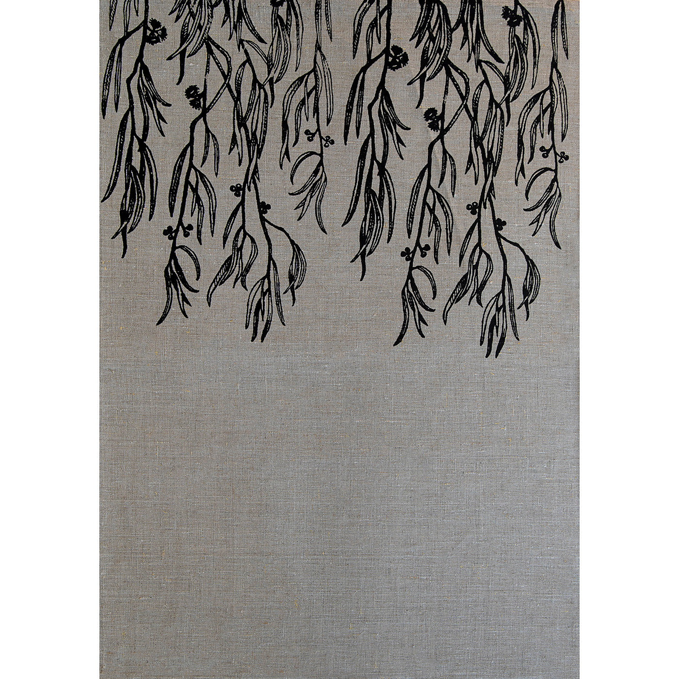 Stalley Briton - Tea Towel - Peppermint - Black on Flax