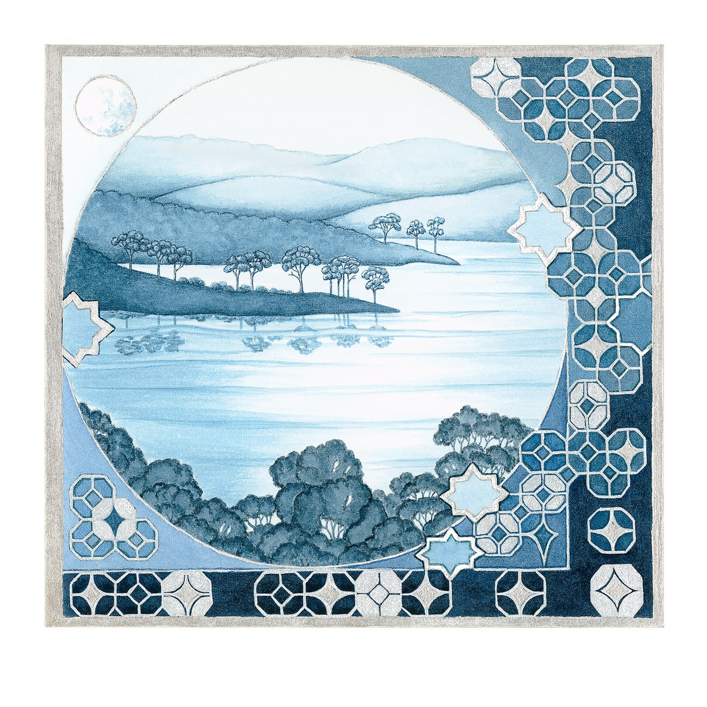 Sylvie Gerozisis - Landscapes of Tasmania - Art Print - Moonlight on Umbrella Point Bruny Island, Tasmania