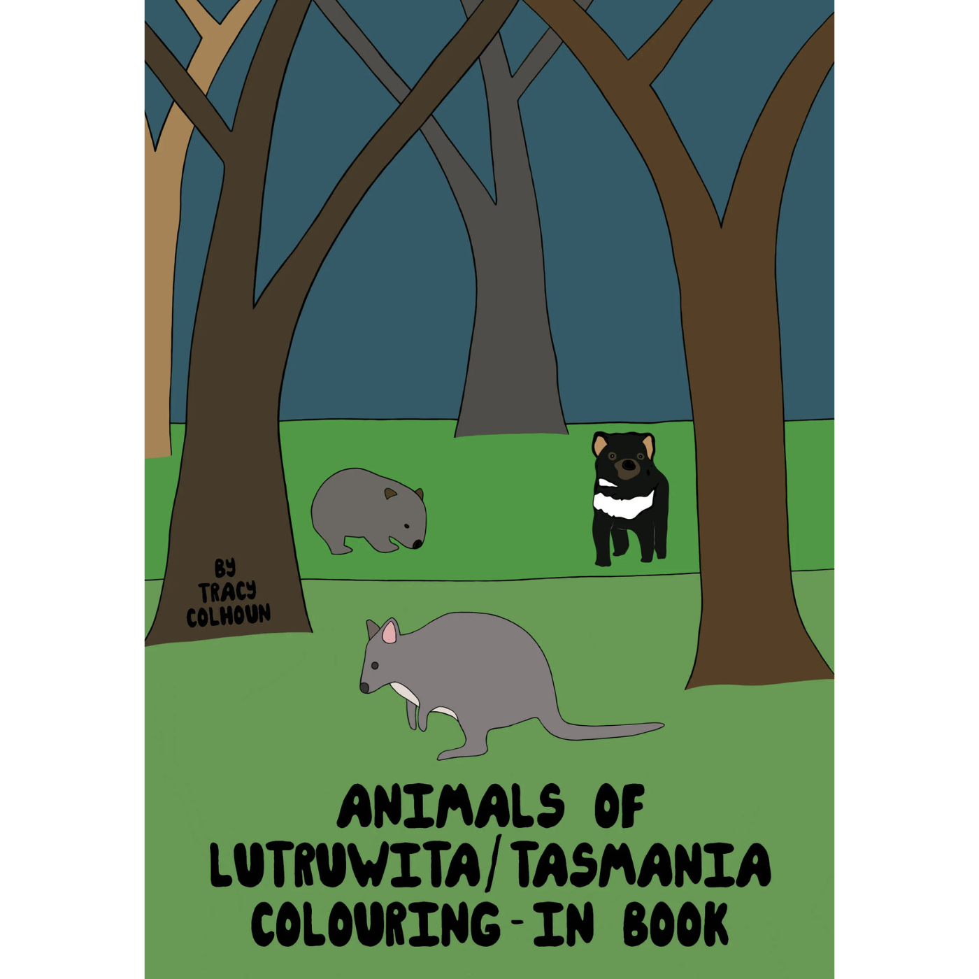 Animals of Lutruwita/Tasmania Colouring - In Book