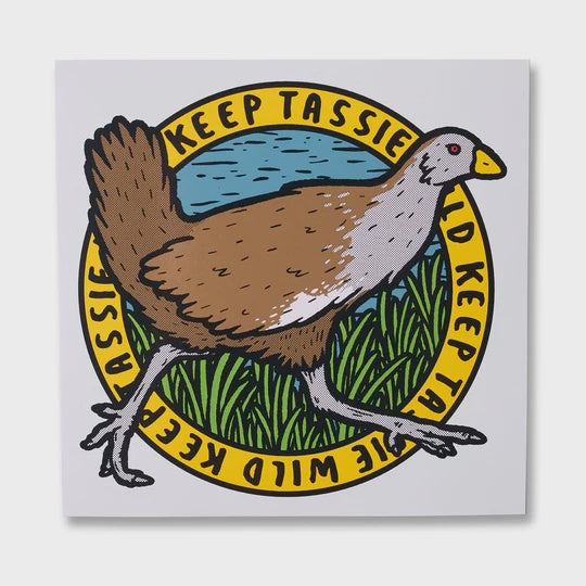 Keep Tassie Wild - Sticker - Turbo Chook