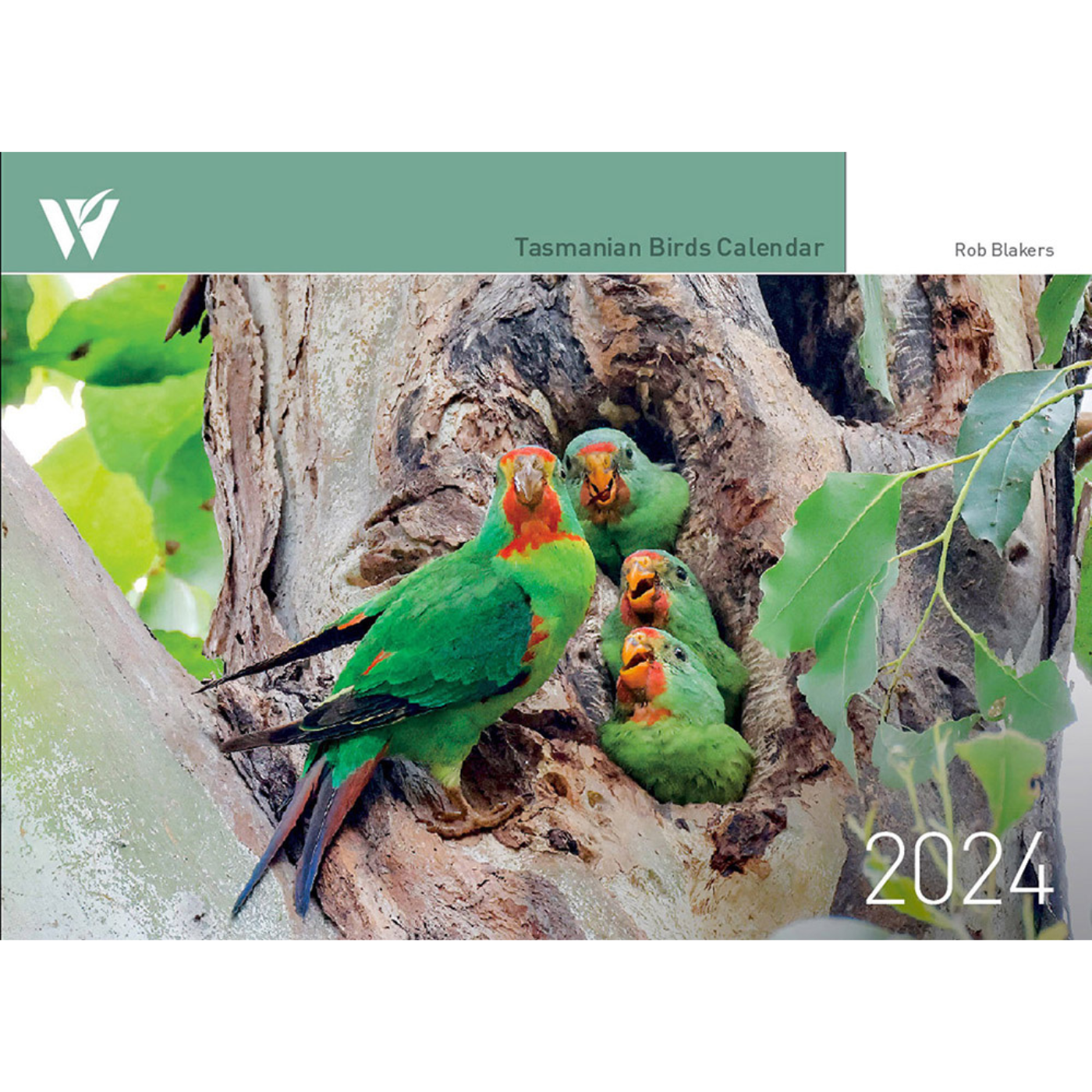 Wild Island Tasmanian Birds Calendar 2024 - Rob Blakers