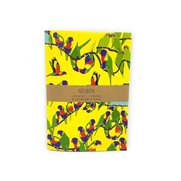 Red Parka - A5 Notebook - Lorikeets(Discontinue)