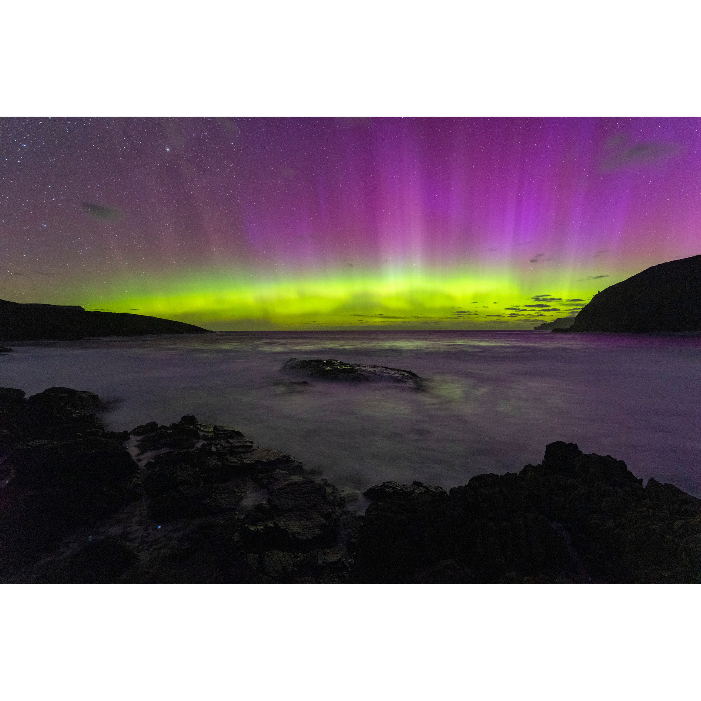 Luke O'Brien - Aurora Australis, Tasman Peninsula