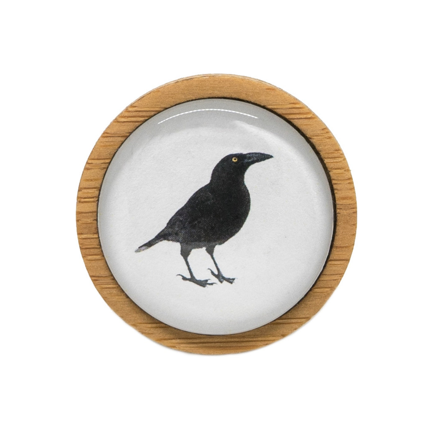 Myrtle & Me - Brooch - Black Currawong(Discontinued)