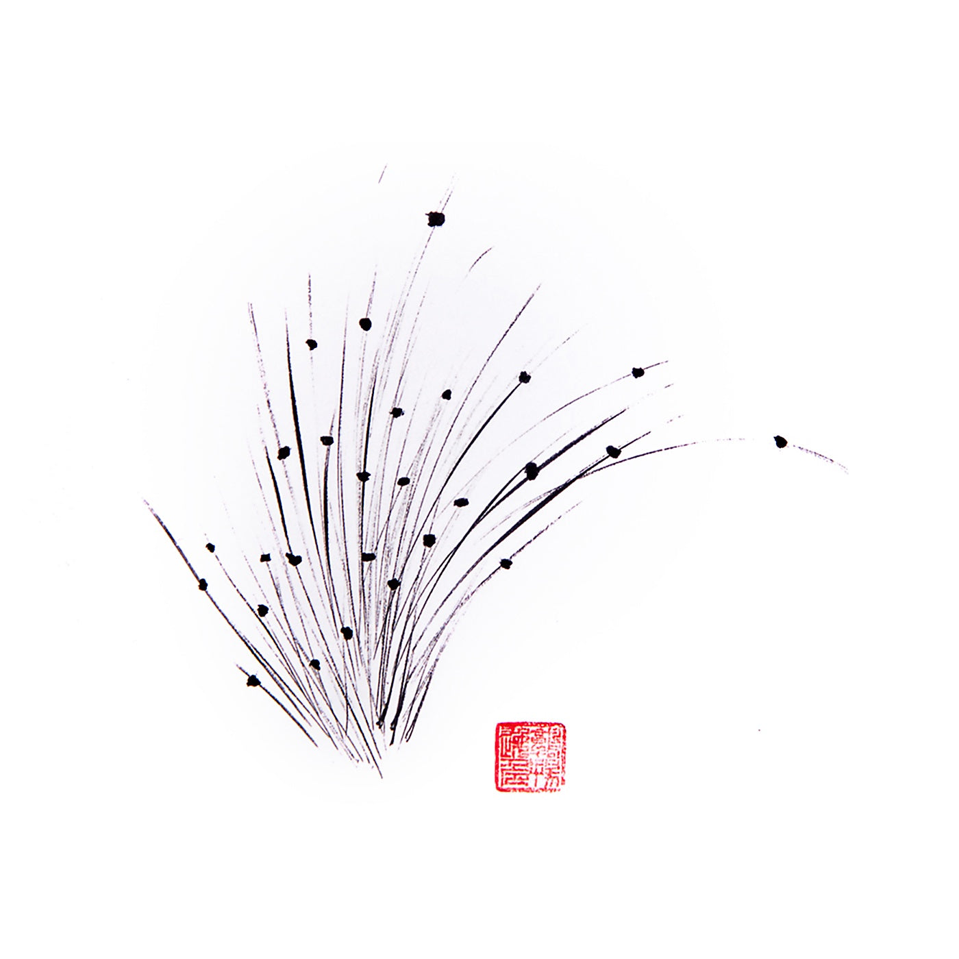 Artcards.Ink - Art Print - Button Grass