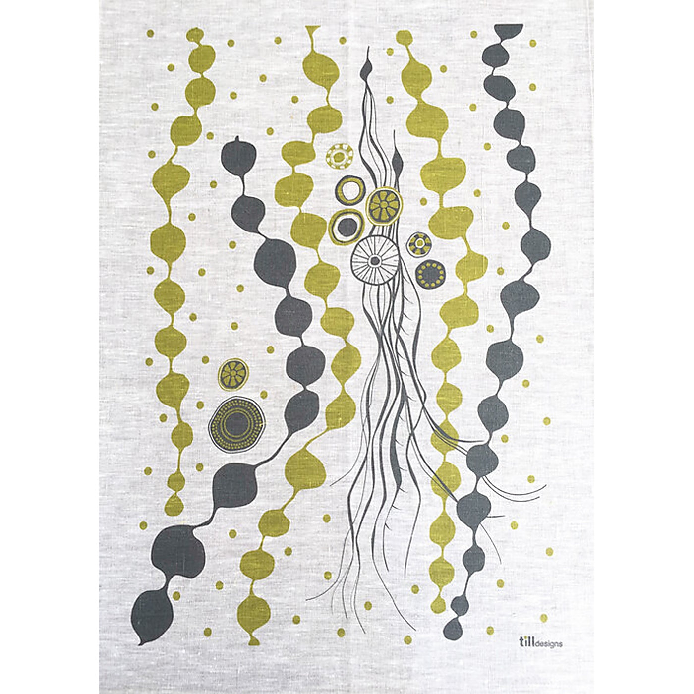 Till Designs - Tea Towel - Seaweed