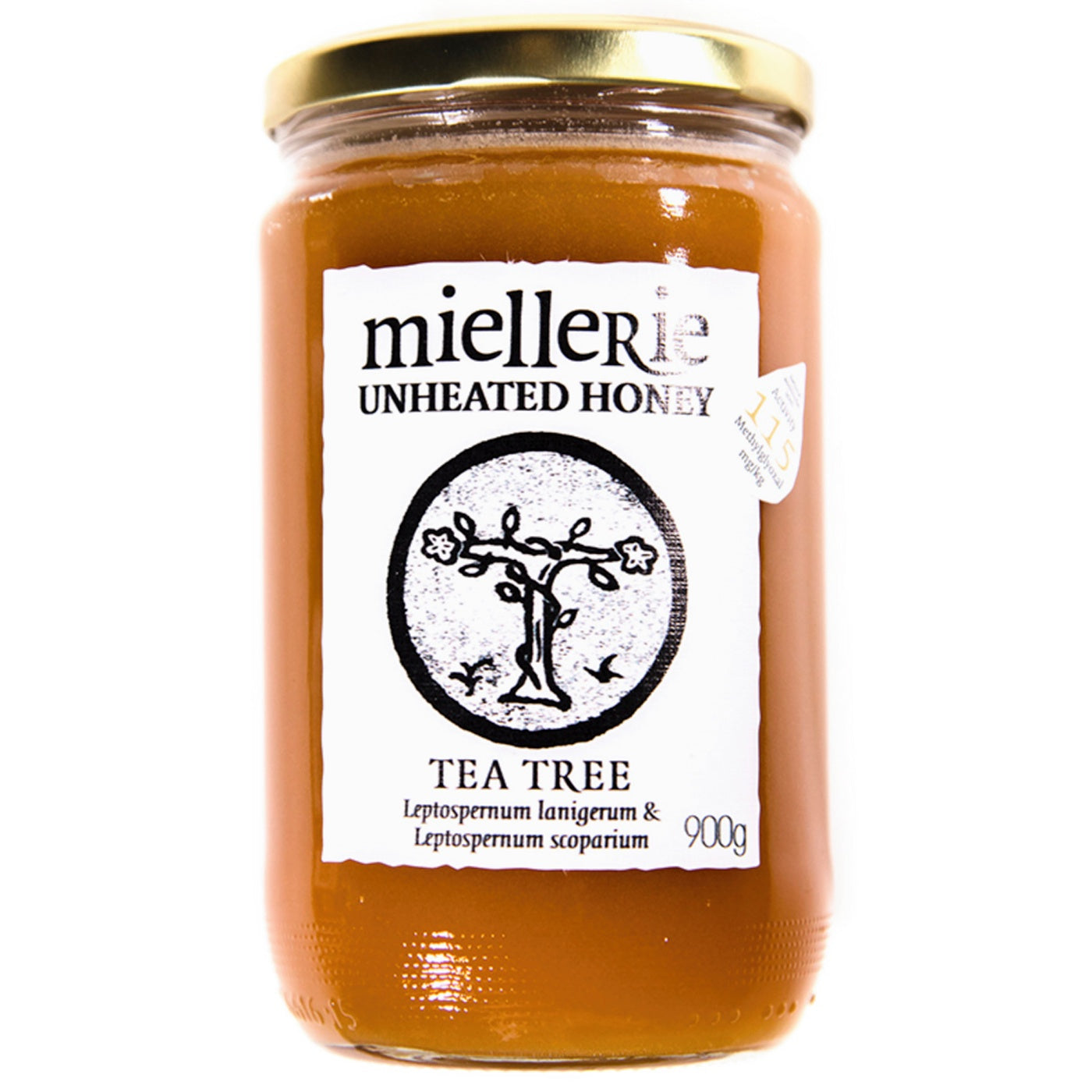 Miellerie Honey – Tea Tree / Manuka (132 Methylglyoxal mg/kg ) – 900g