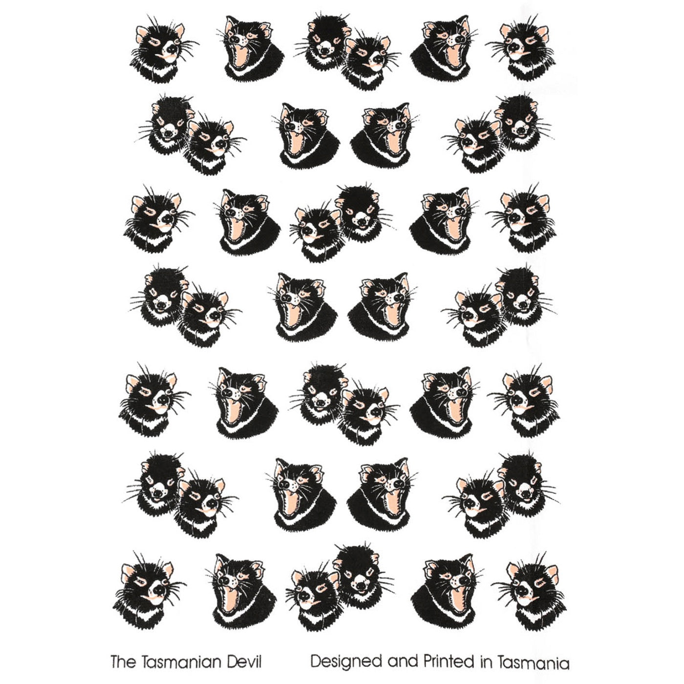 The T-Towel Gallery - Tea Towel - Tasmanian Devil