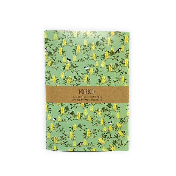 T.J.Finch - A5 Notebook - Banksia