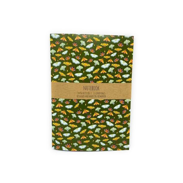 Red Parka - A5 Notebook - Moths (Discontinue)