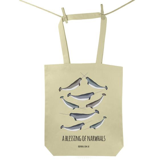 Red Parka - Tote Bag - Blessing of Narwhals