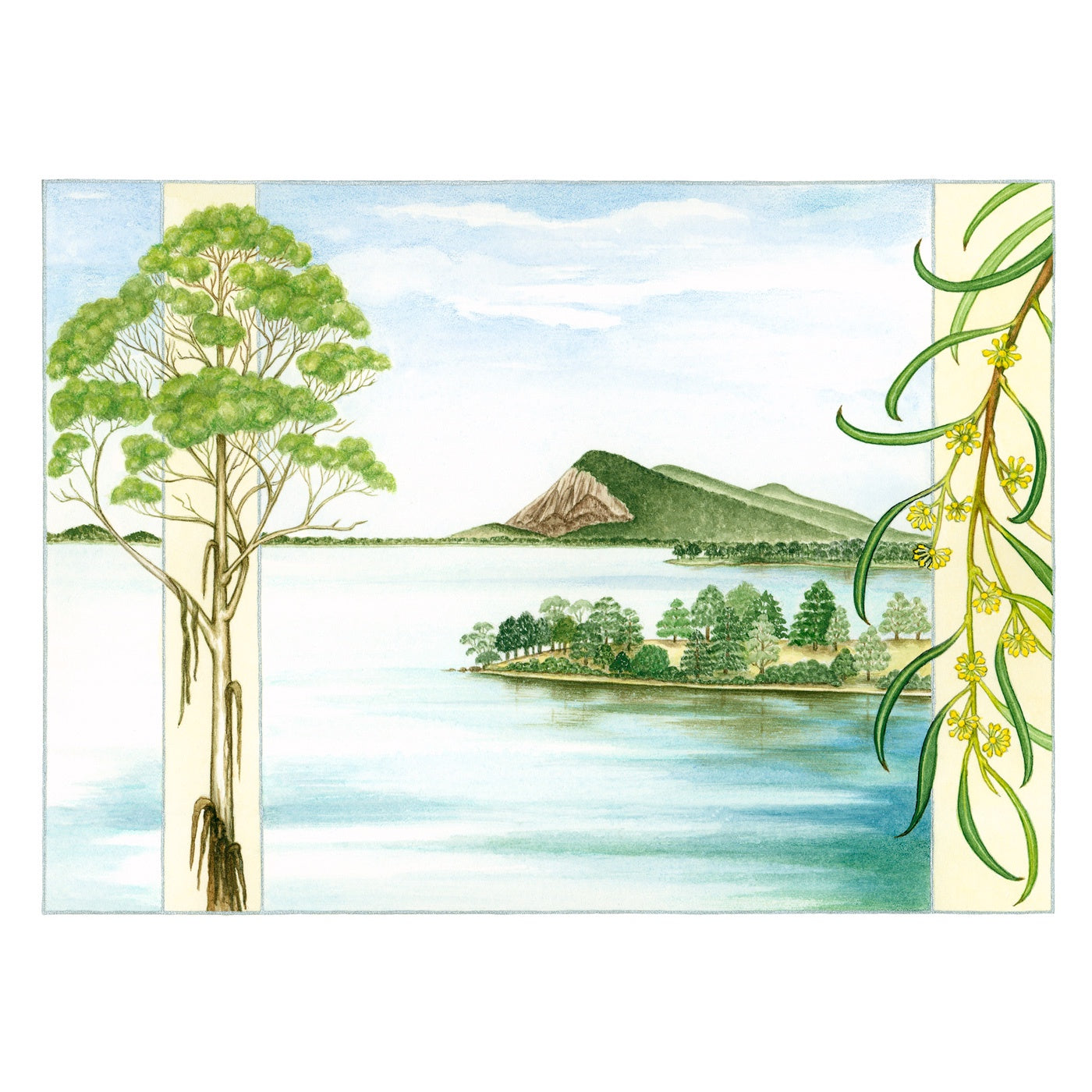 Sylvie Gerozisis - Landscapes of Tasmania - Art Print - Fluted Cape