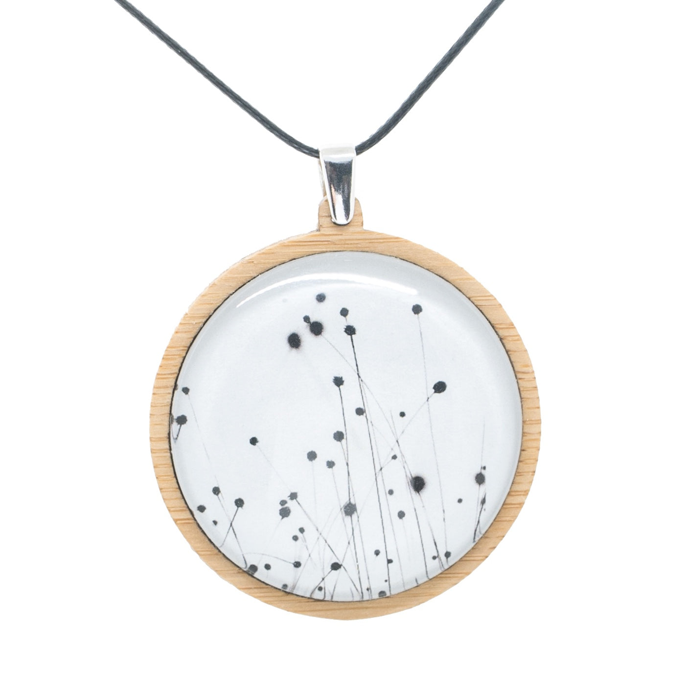 Myrtle & Me - Pendant - Buttongrass - White