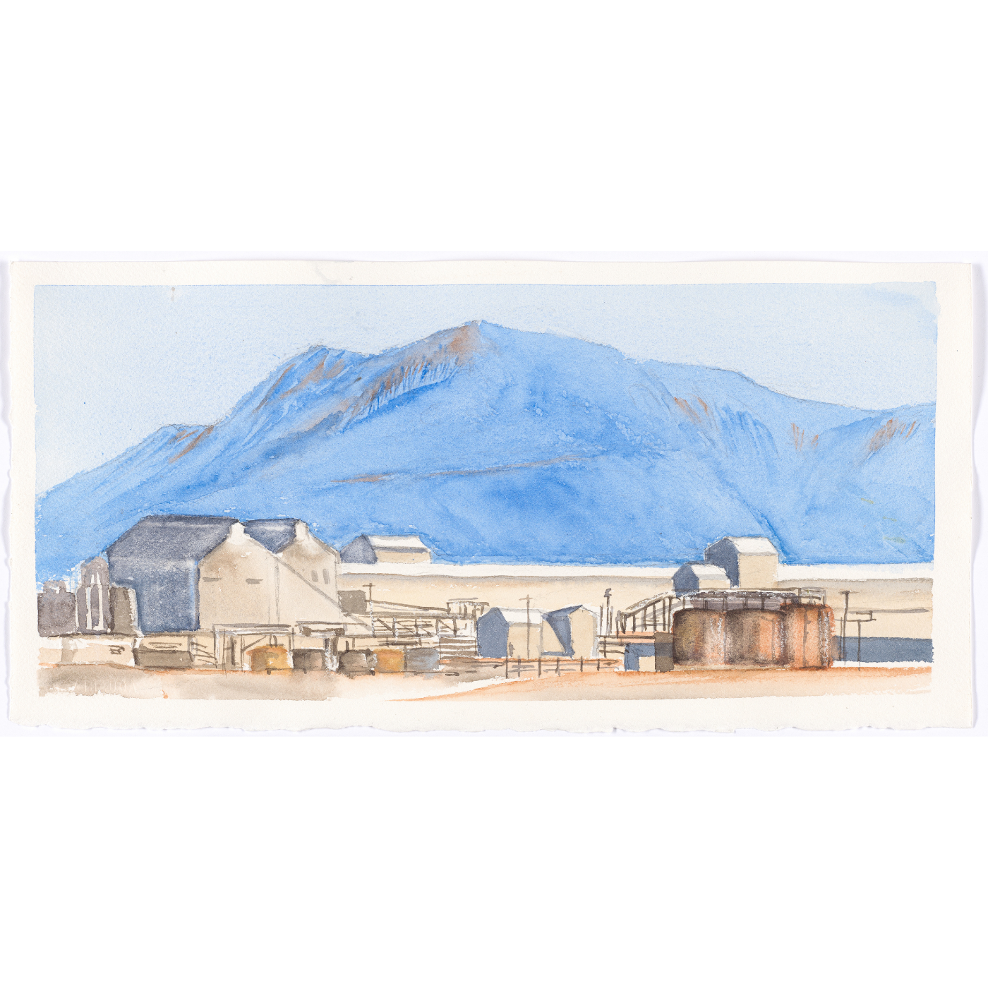 Nola Parsons - kunanyi from Risdon Zinc Works